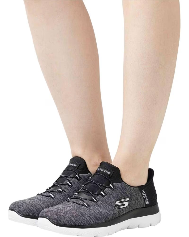 SKECHERS SNEAKERS 149937BKW SLIP-INS DA DONNA MULTICOLOR