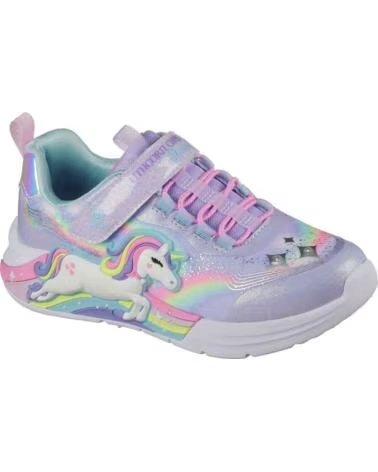 SKECHERS ZAPATILLAS 302298LLVMT EN PARA NINOS UNISEX MULTICOLOR