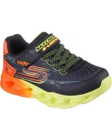 SKECHERS SNEAKERS S-LIGHTS 400604LBKMT PER BAMBINI MULTICOLOR