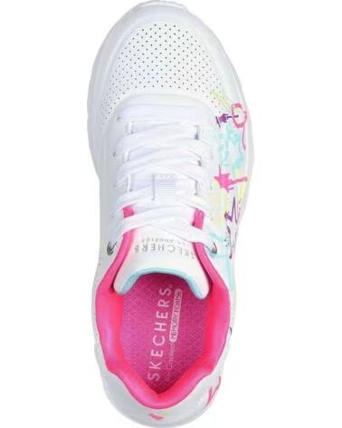 SKECHERS SNEAKERS 310391LWMN CON STAMPA STELLE E CUORI MULTICOLOR