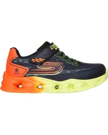 SKECHERS SNEAKERS S-LIGHTS 400604LBKMT PER BAMBINI MULTICOLOR