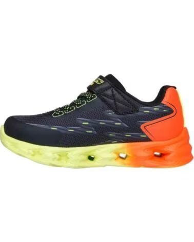 SKECHERS SNEAKERS S-LIGHTS 400604LBKMT PER BAMBINI MULTICOLOR