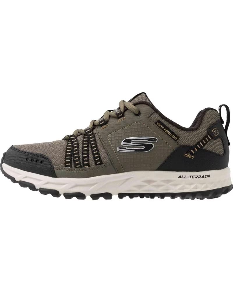 TÊNIS DE CAMINHADA SKECHERS ESCAPE PLAN 51591OLBK VERDE