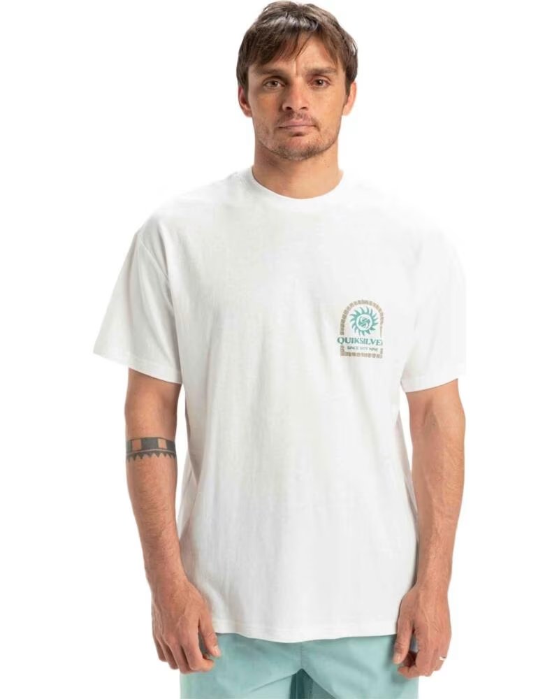 QUICKSILVER CAMISETA QUIKSILVER EQYZT08028-WBK0 DE MANGA CORTA BLANCO