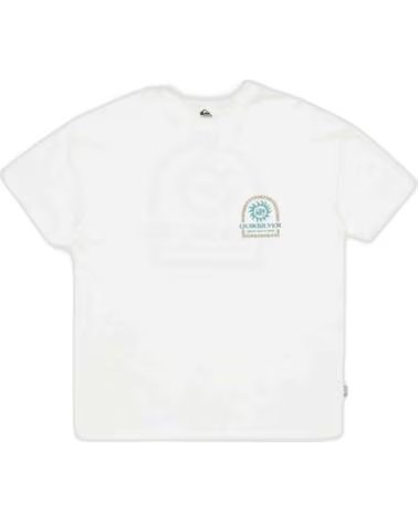 QUICKSILVER CAMISETA QUIKSILVER EQYZT08028-WBK0 DE MANGA CORTA BLANCO