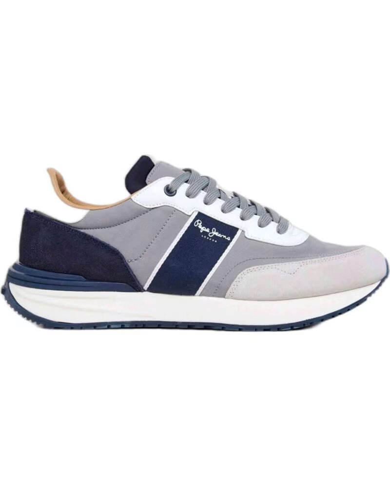 PEPE JEANS ZAPATILLAS PMS60038-945GREY HOMBRE GRIS