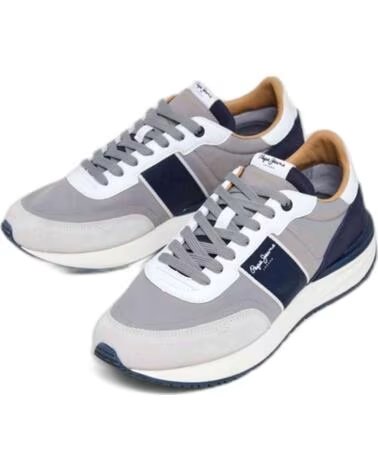 PEPE JEANS ZAPATILLAS PMS60038-945GREY HOMBRE GRIS