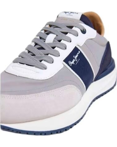 PEPE JEANS ZAPATILLAS PMS60038-945GREY HOMBRE GRIS