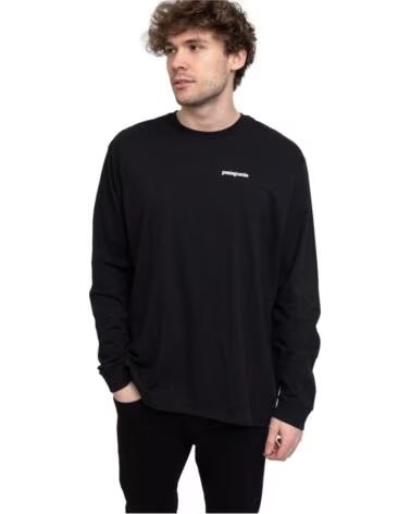 PATAGONIA 38518-BLK LONG SLEEVE T-SHIRT FOR MEN NEGRO
