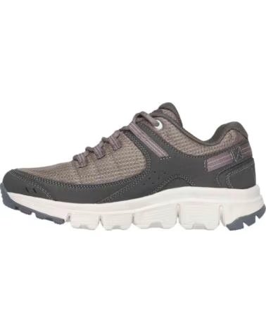 SKECHERS SNEAKERS 180271BRMT MARRONE DONNA BROWN SYNTHETIC-TEXTILE-MULTI TRIM