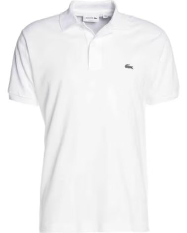 LACOSTE POLO L1212 À MANCHES COURTES - BLANC BLANCO