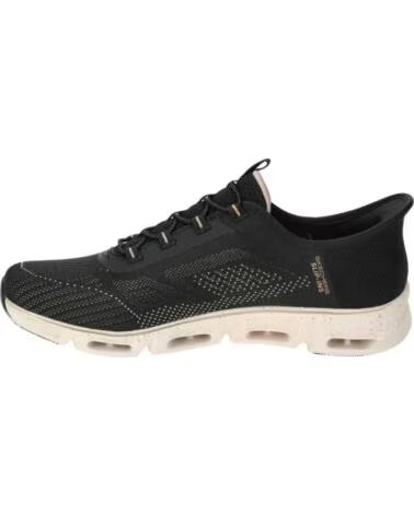SKECHERS SCARPE DA GINNASTICA 104610-BKGD SLIP-INS DA DONNA NEGRO