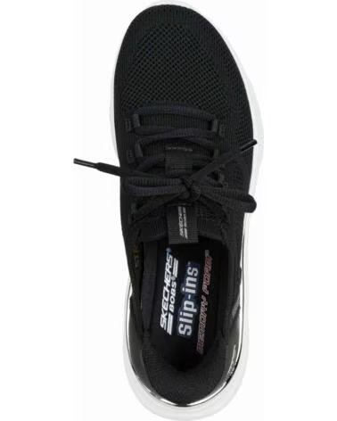 SKECHERS ZAPATILLAS 117617-BLK EN PARA MUJER NEGRO
