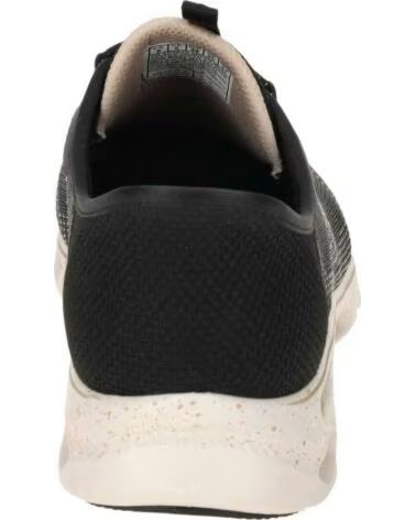 SKECHERS SCARPE DA GINNASTICA 104610-BKGD SLIP-INS DA DONNA NEGRO