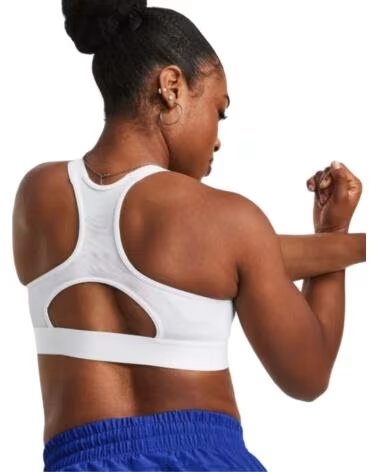 UNDER ARMOUR SUTIÃ ESPORTIVO 1379195-100 DE ALTO DESEMPENHO WHITE