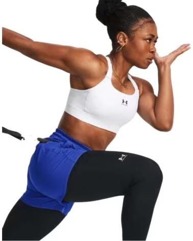 UNDER ARMOUR SUTIÃ ESPORTIVO 1379195-100 DE ALTO DESEMPENHO WHITE