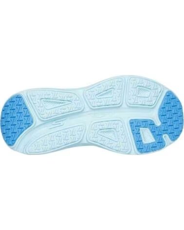SKECHERS SCARPE DA DONNA 129470-WLB MAX CUSHIONING WHITE SYNTHETIC-LIGHT BLUE TRIM