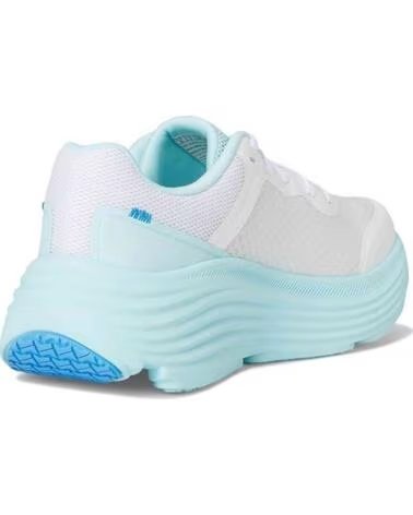 SKECHERS SCARPE DA DONNA 129470-WLB MAX CUSHIONING WHITE SYNTHETIC-LIGHT BLUE TRIM