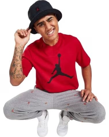 NIKE CAMISETA JORDAN CJ0921-687 DE MANGA CORTA RED