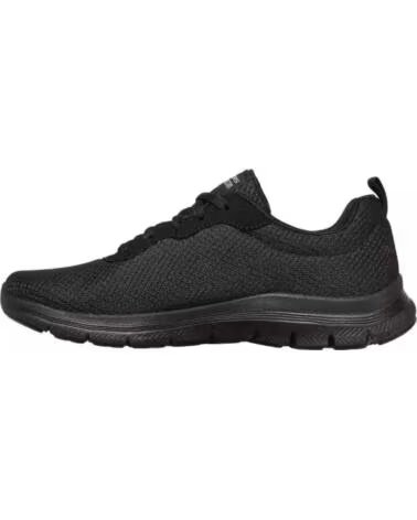 SKECHERS SNEAKERS 149303-BBK DA DONNA BLACK MESH-TRIM