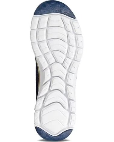 SKECHERS ZAPATILLAS 149303-NVGD NAVY MESH CON DETALLES DORADOS PARA MUJER MESH-GOLD TRIM