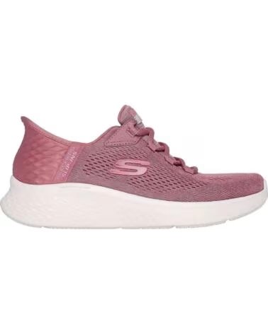 SKECHERS 150012DKMV SLIP-INS MESH DARK MAUVE SNEAKER MESH-PINK TRIM