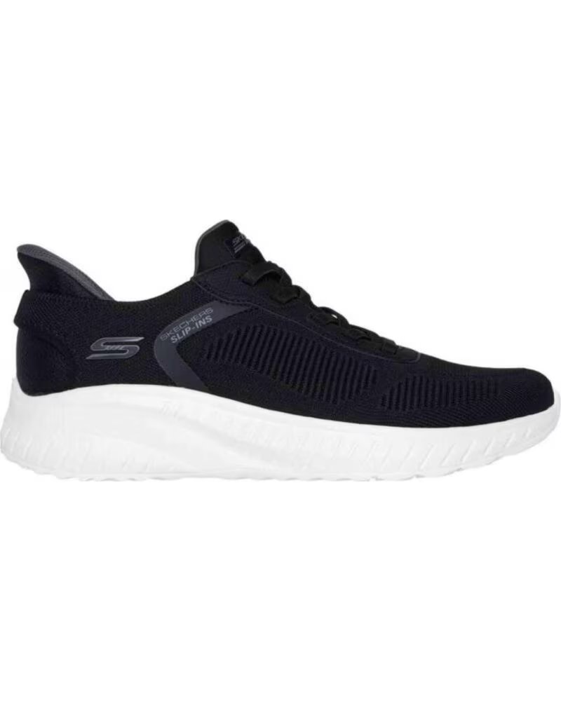 SKECHERS SLIP-INS SCARPE DA GINNASTICA 118312BLK UOMO BLACK KNIT