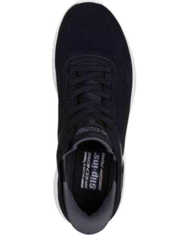 SKECHERS SLIP-INS SCARPE DA GINNASTICA 118312BLK UOMO BLACK KNIT