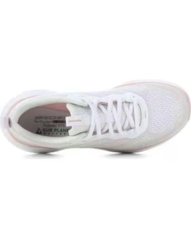 SKECHERS ZAPATILLAS DE RUNNING 150471WNT EN MULTICOLOR PARA MUJER WHITE KNIT-NATURAL TRIM