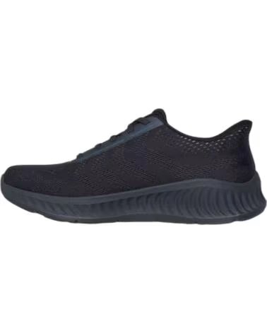 SKECHERS SNEAKERS 216375BBK UOMO NERO BLACK TEXTILE-SYNTHETIC