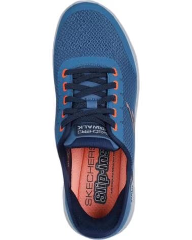 SKECHERS SNEAKERS SLIP-INS 216332NVY DA UOMO NAVY TEXTILE-SYNTHETIC