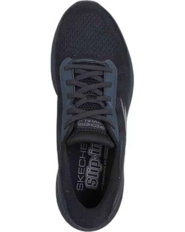 SKECHERS SNEAKERS 216375BBK UOMO NERO BLACK TEXTILE-SYNTHETIC