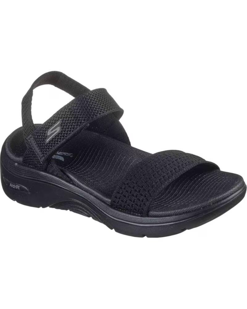 SKECHERS SANDALIAS 140874-BBK EN PARA MUJER NEGRO