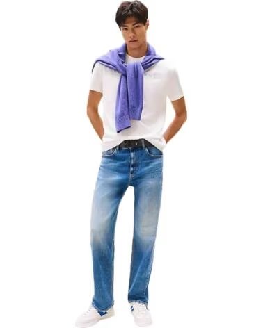 TOMMY HILFIGER CAMISETA DM0DM207440K5 DE MANGA CORTA BLANCO