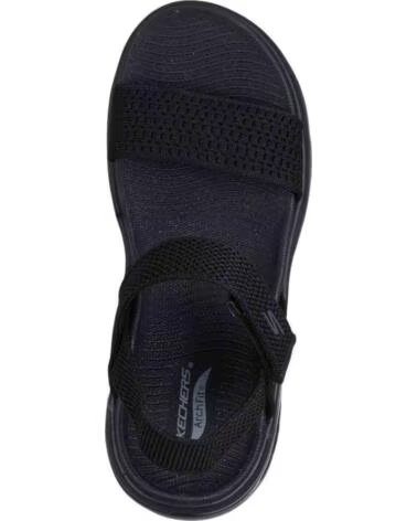 SKECHERS SANDALIAS 140874-BBK EN PARA MUJER NEGRO
