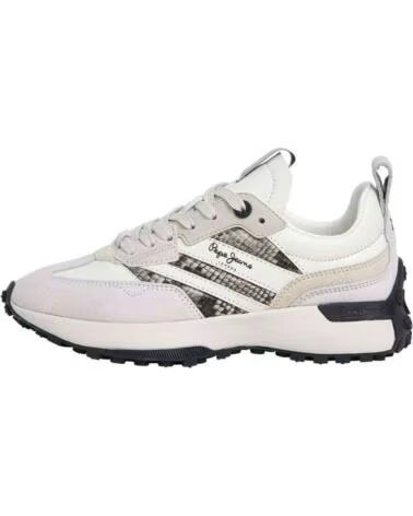 PEPE JEANS ZAPATILLAS PLS600020-800WHITE PARA MUJER GRIS