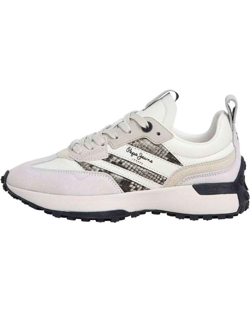 PEPE JEANS ZAPATILLAS PLS600020-800WHITE PARA MUJER GRIS