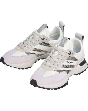 PEPE JEANS ZAPATILLAS PLS600020-800WHITE PARA MUJER GRIS