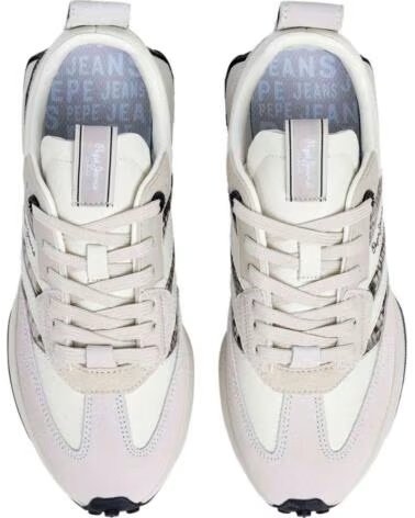 PEPE JEANS ZAPATILLAS PLS600020-800WHITE PARA MUJER GRIS