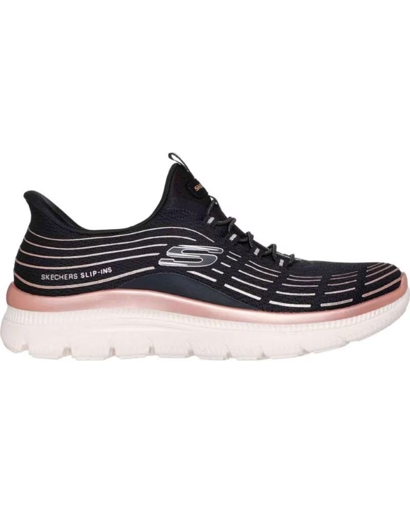 SKECHERS SNEAKERS SLIP-INS 098-150611 BKRG