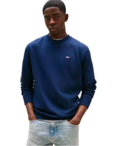 TOMMY HILFIGER FELPA DM0DM20741C1G GIROCOLLO UOMO BLUE