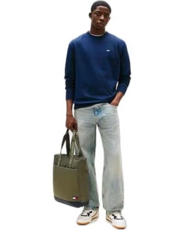 TOMMY HILFIGER FELPA DM0DM20741C1G GIROCOLLO UOMO BLUE