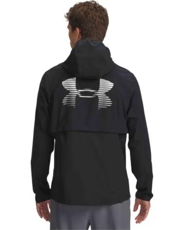 UNDER ARMOUR GIACCA SPORTIVA CON CAPPUCCIO 6005897-001 BLACK