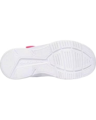 SKECHERS ZAPATILLAS 303657L-HPMT EN ROSA PARA NINAS HOT PINK PU-MULTI MESH