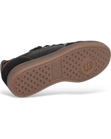 PEPE JEANS ZAPATILLAS PLS000009 NEGRAS CON DETALLE ANIMAL PRINT 999BLACK