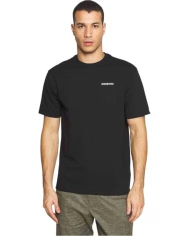 PATAGONIA SHORT SLEEVE T-SHIRT 38504BLK MEN BLACK