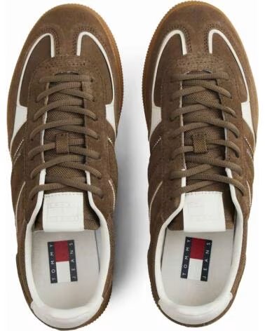 TOMMY JEANS SNEAKER EN0EN02838-RBM IN CAMOSCIO DA UOMO MARRóN