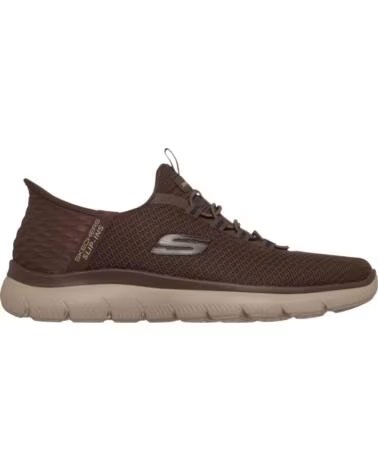 SNEAKERS SKECHERS SLIP-INS 232457-CHOC UOMO MARRóN