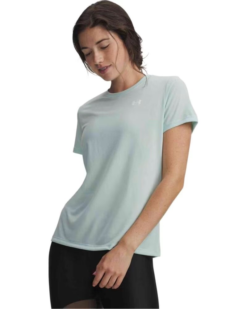UNDER ARMOUR T-SHIRT MANCHES COURTES 1384231-703 FEMME GREEN