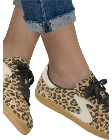 SKECHERS ZAPATILLAS 185356-LPD ESTAMPADO LEOPARDO PARA MUJER LEOPARD LEATHER-TRIM
